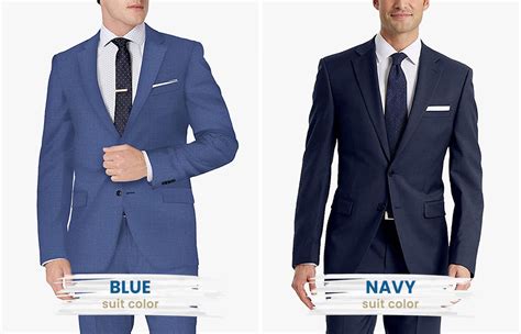 navy vs blue suit